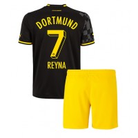 Fotbalové Dres Borussia Dortmund Giovanni Reyna #7 Dětské Venkovní 2022-23 Krátký Rukáv (+ trenýrky)